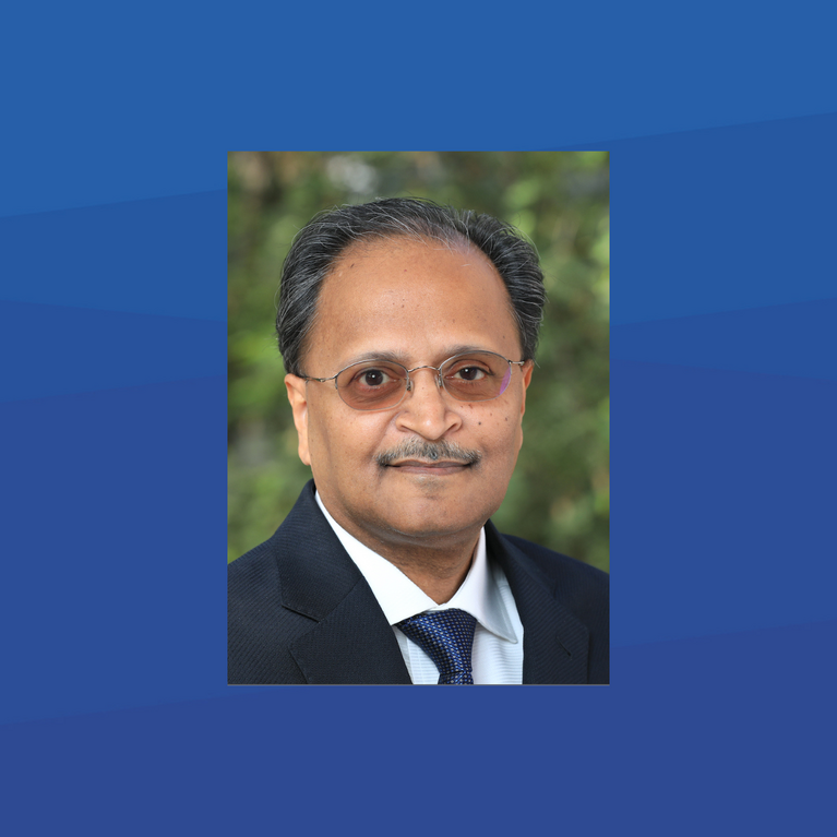 Rajiv Blue Background